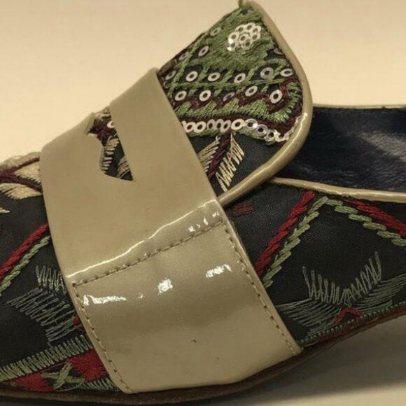 Valentina Rangoni Slide-On Mules, Size 7.5 M, Made in Italy - Picture 3 of 6